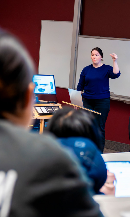 Rachelle presenting to IE 2298